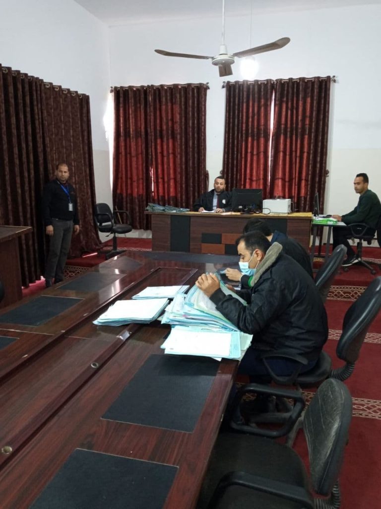 صلح غزة تعقد جلسة للمحاكمات السريعة في سجن طيبة – المجلس الأعلى للقضاء